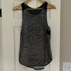 Lululemon Black and Gray Tank Top